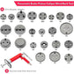24pcs Pneumatic Brake Caliper Compression Tool