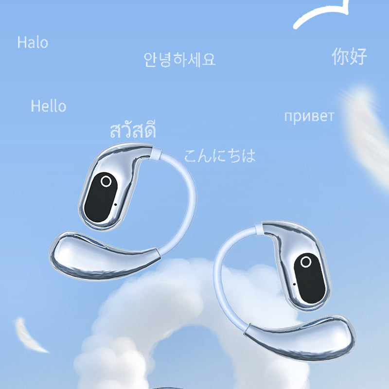 Bluetooth Open-Ear Headphones with Translator Feature