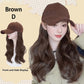 Baseball Cap with Hair Extensions for Women