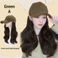 Baseball Cap with Hair Extensions for Women