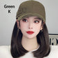 Baseball Cap with Hair Extensions for Women