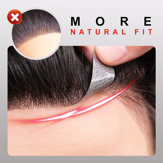 Men's Forehead Bangs Wig Patch