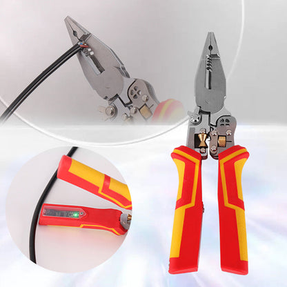 Versatile Wire Stripping Pliers with Electricity Measurement