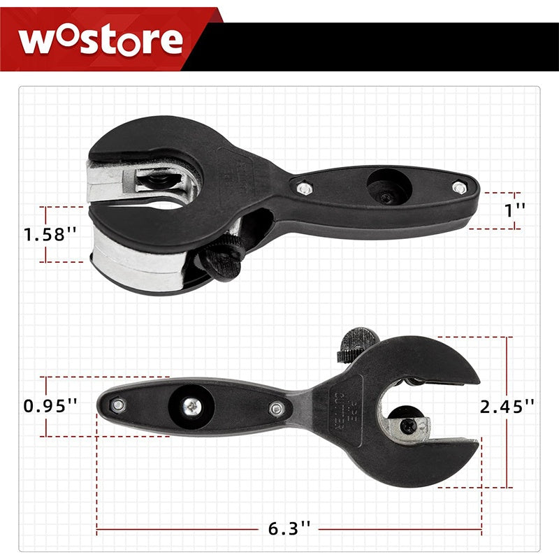 3-Piece Ratcheting Tubing Cutter Set