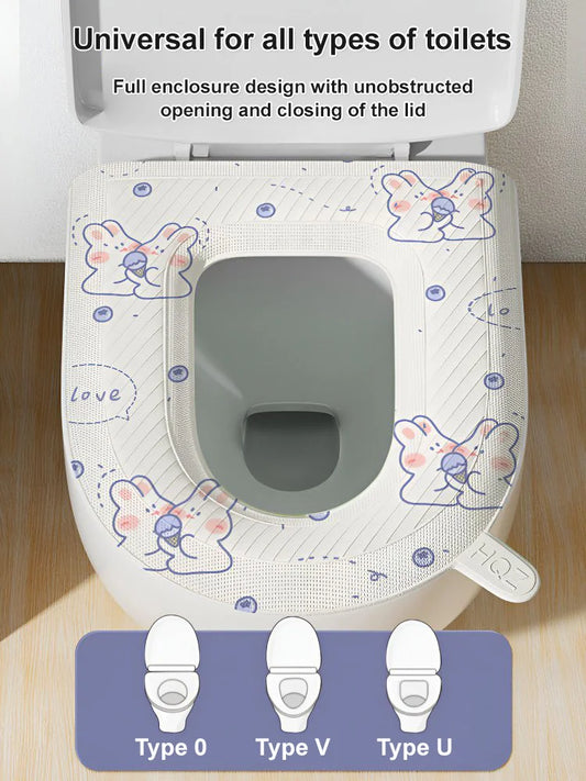 Upgraded EVA waterproof toilet seat