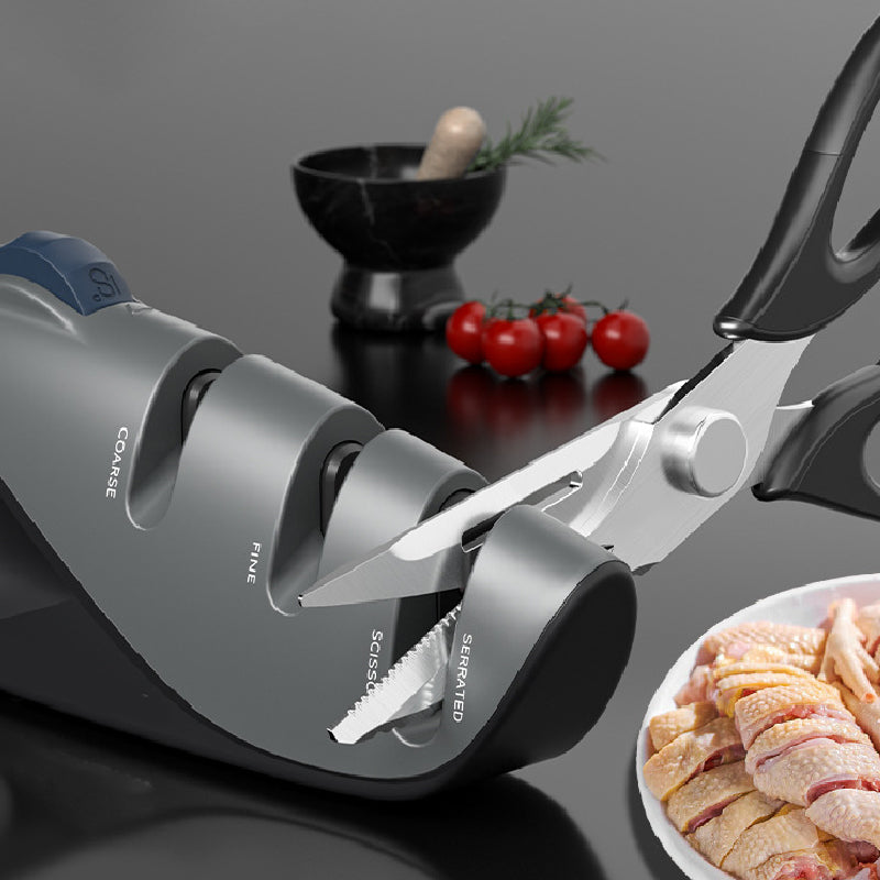 3-in-1 Knife Sharpener with Adjustable Angle