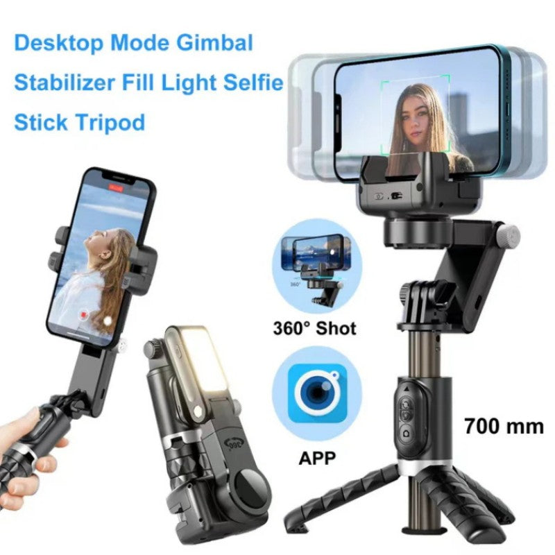 💥Limited time Sales - 50% OFF💥360° Rotating 3-Axis Foldable Gimbal Stabilizer for Smartphones Recording