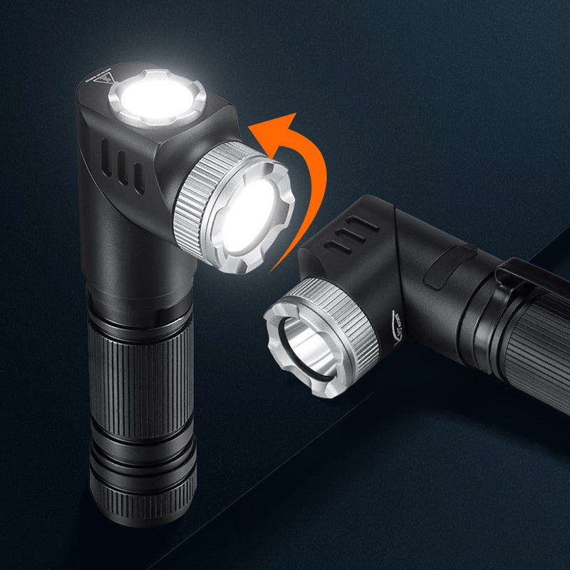 Multi-Function LED Flashlight with Magnetic Base