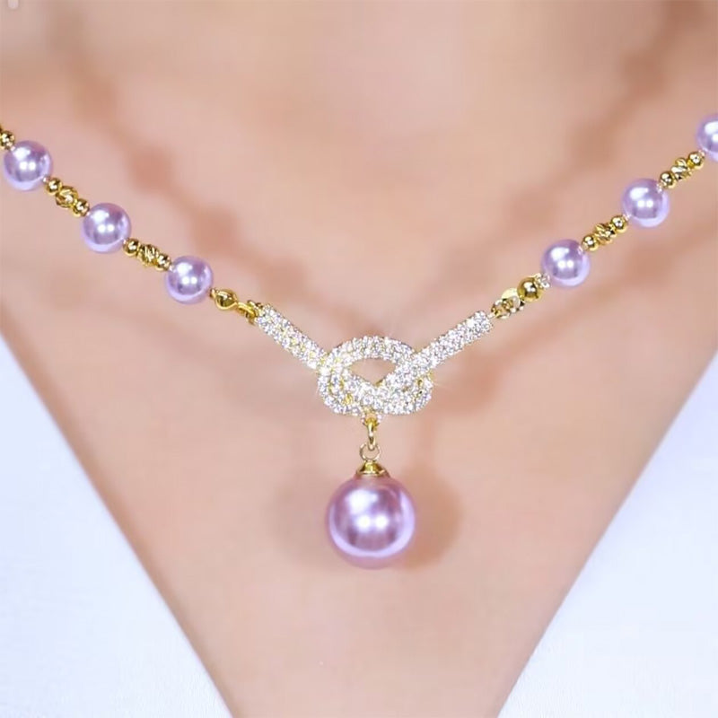Women's Elegant Simulated Pearl Necklace