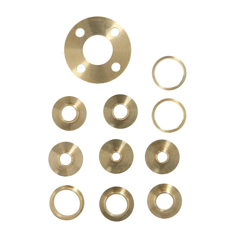 11PCS Brass Router Template Guides Bushing Kit