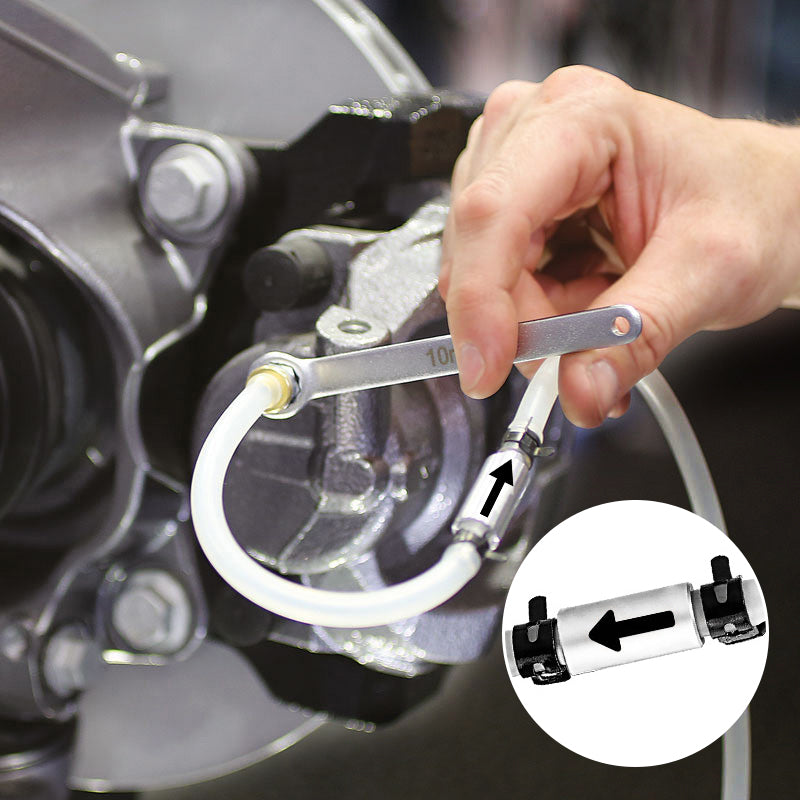 7-12mm Brake Bleeder Wrench Set with Silicone Hose