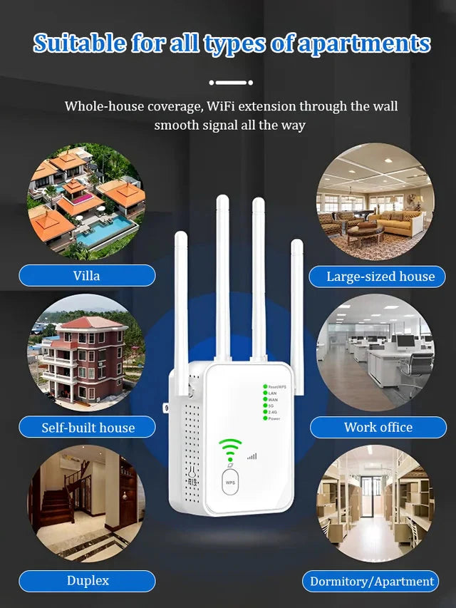 Dual-band WiFi wireless signal device