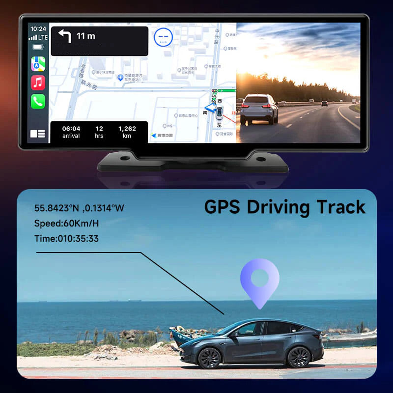 Wireless Voice Control Touch Screen Dashboard Carplay