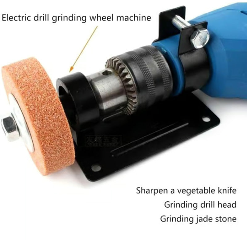 Multi-Functional Electric Drill Base for Grinding with Sand Wheel