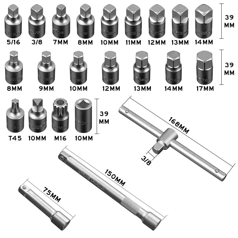 Automotive Oil Pan Removal Screw Tool Kit