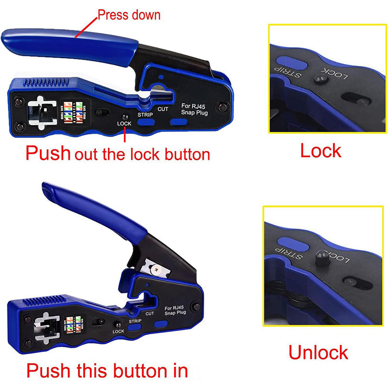 Multi-Functional Portable Network Cable Clamp