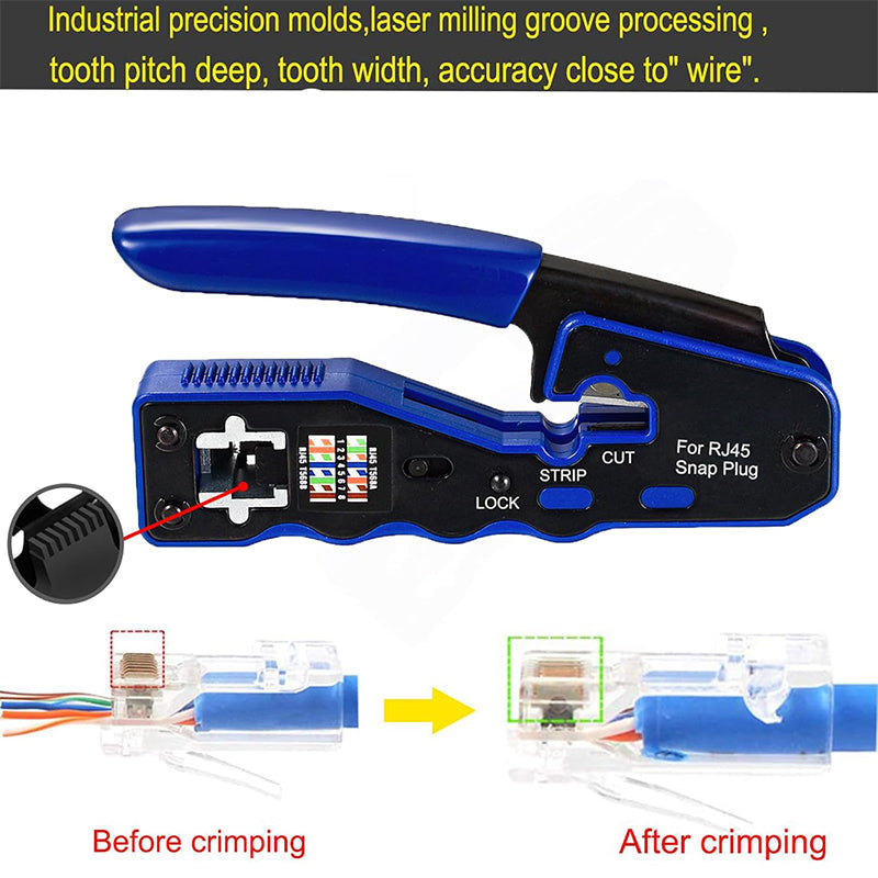 Multi-Functional Portable Network Cable Clamp