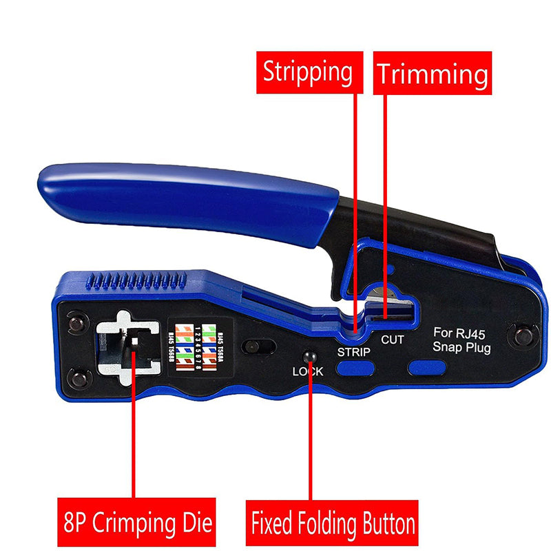 Multi-Functional Portable Network Cable Clamp