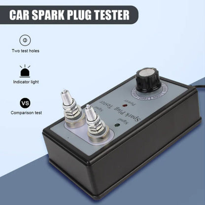 Dual Hole Spark Plug Tester for 12V Gasoline Vehicles