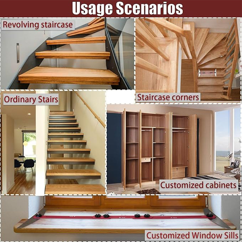 Upgraded Multifunctional Stair Measuring Ruler