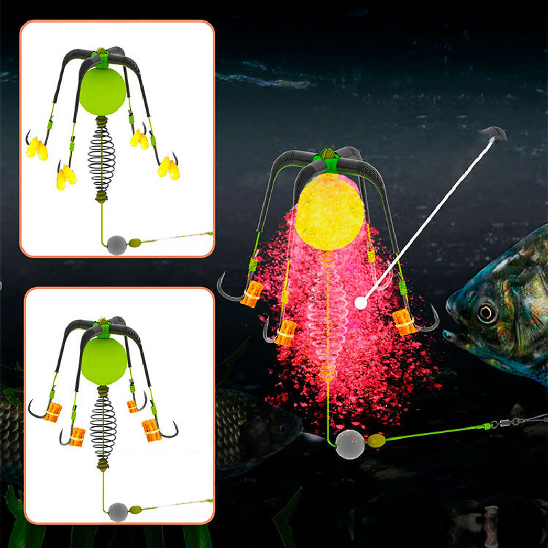 Four-Hook Anti-Tangle Fishing Set