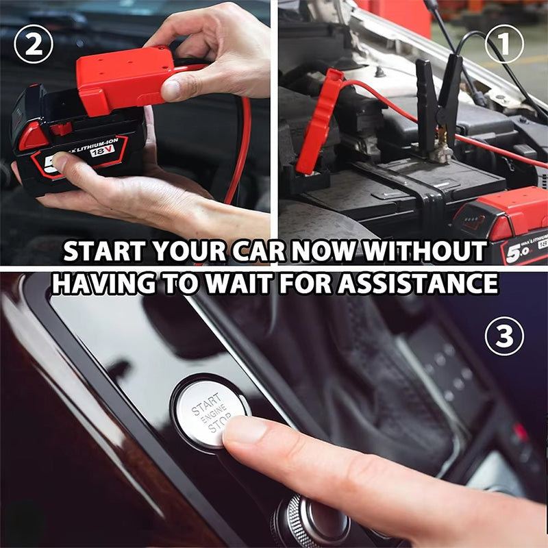 Portable Car Jump Starters with Jumper Cables