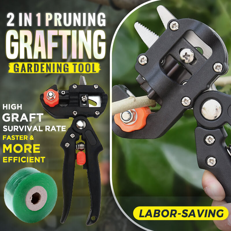Professional Multifunctional Fruit Tree Seedling Grafting Scissors Set