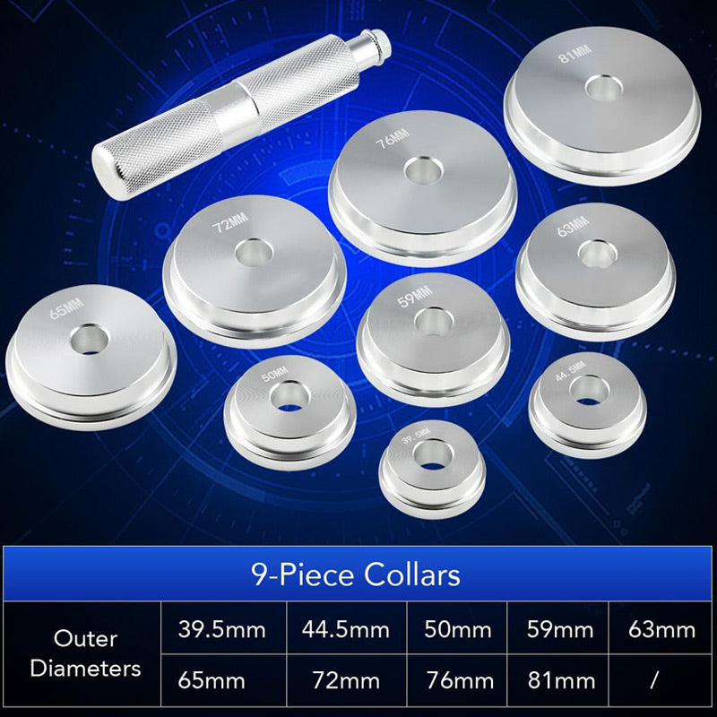 10pcs Bearing Race & Seal Driver Set