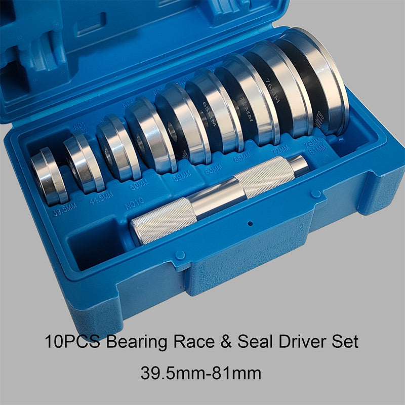 10pcs Bearing Race & Seal Driver Set