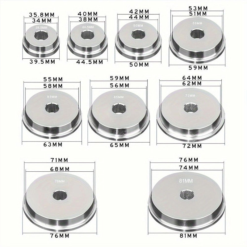 10pcs Bearing Race & Seal Driver Set