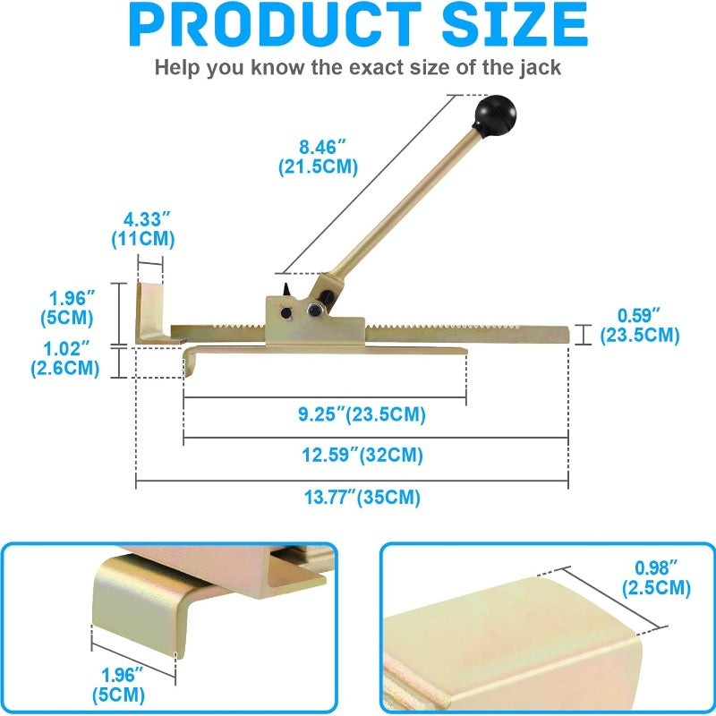 Professional Ratcheting Hardwood Plank Jack