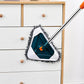 Multi-purpose Telescopic Pole 360° Rotatable Triangle Water Absorbing Dust Mop