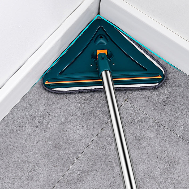 Multi-purpose Telescopic Pole 360° Rotatable Triangle Water Absorbing Dust Mop