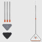 Multi-purpose Telescopic Pole 360° Rotatable Triangle Water Absorbing Dust Mop