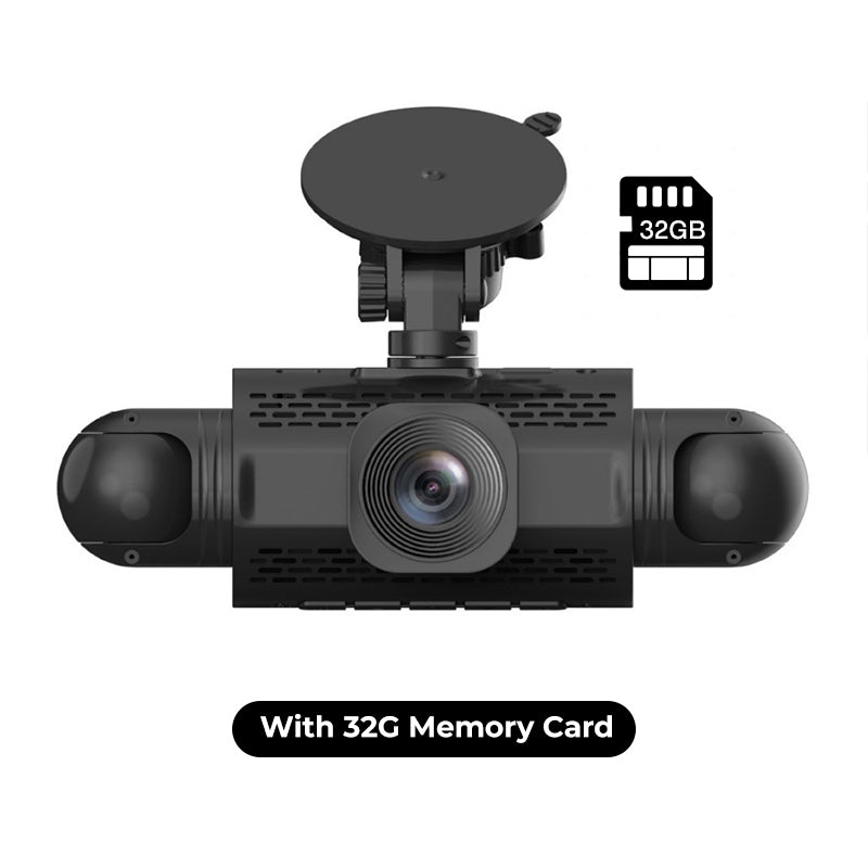 1080p 4-Channel Dash Cam with G-Sensor