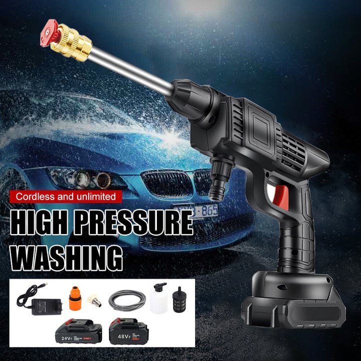 Cordless Portable High Pressure Spray Water Gun