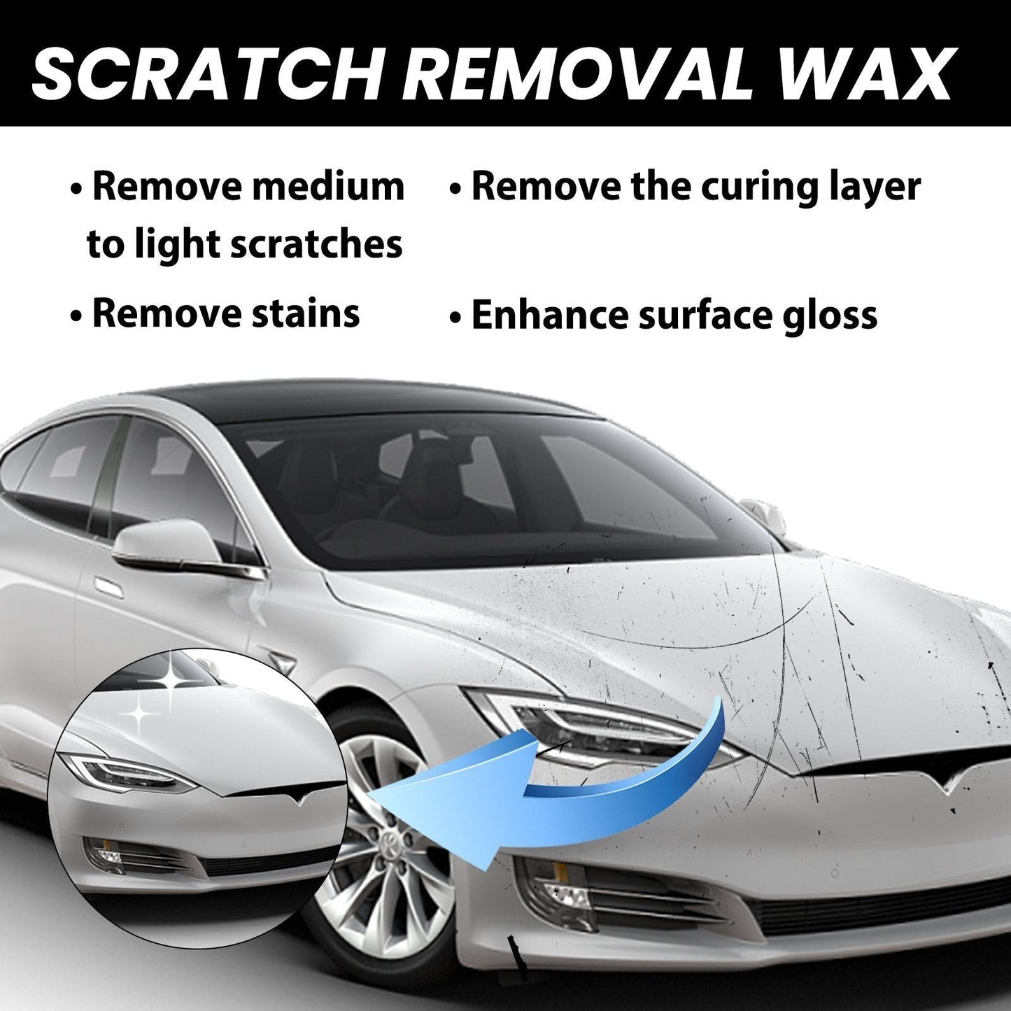 🔥Last Day 49% OFF🔥Car scratch repair wax🧨A must-have brand new car