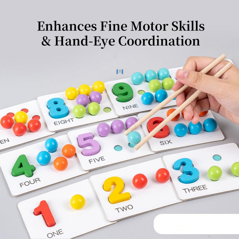 🔥HOST SALES 49% OFF🔥🏅Montessori Clip Bead Math Toy Set