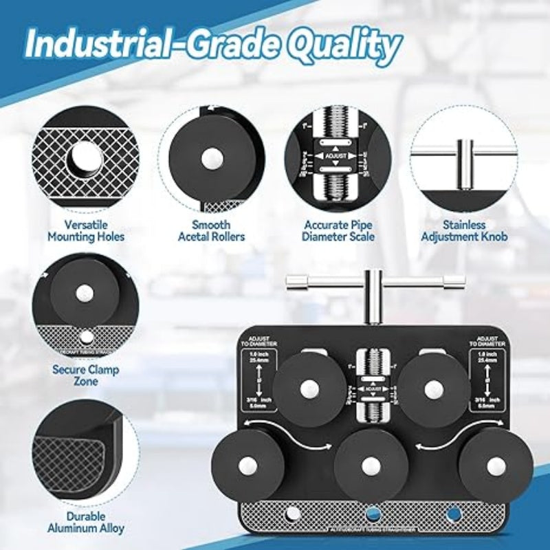 Brake Fuel Line Tubing Straightener for 3/16" - 1.0" Diameters
