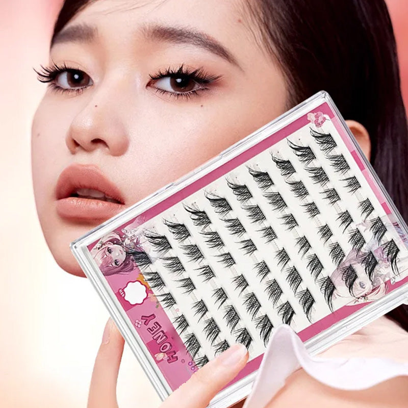 💕Buy 1 Get 1 FRee💕Self-Adhesive Fox-Eye Winged False Eyelashes