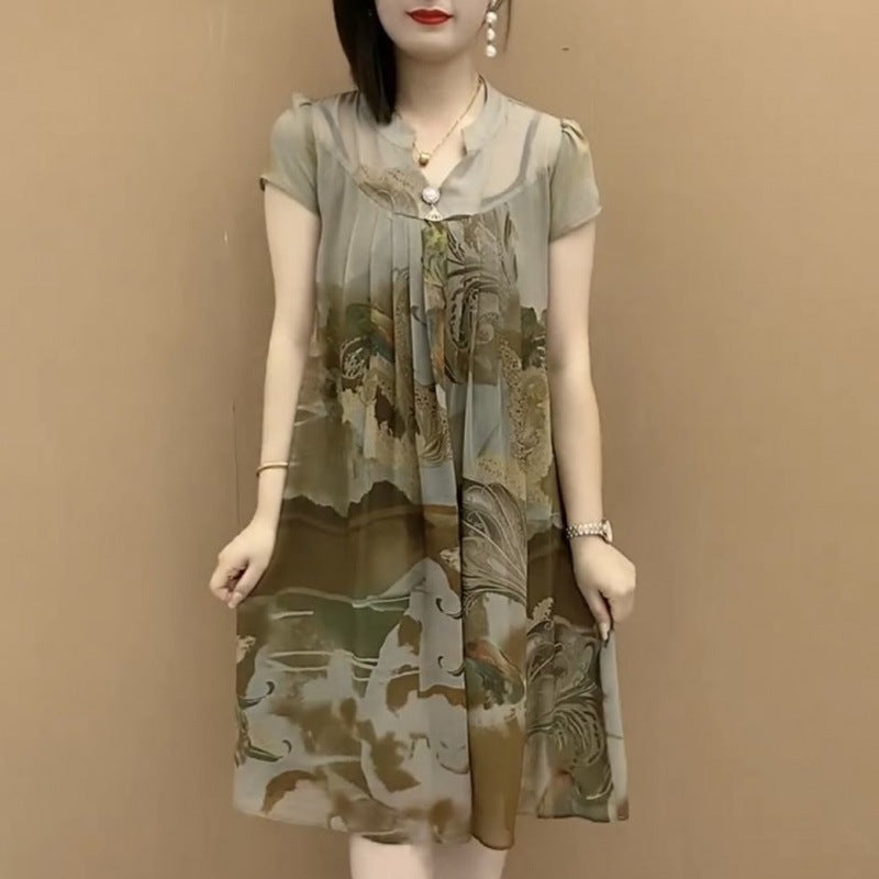 🌸Spring Specials💐 Women's Charming Loose Bold Print Dresses