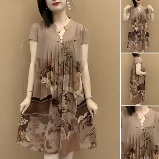 🌸Spring Specials💐 Women's Charming Loose Bold Print Dresses