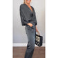 💞💞Women's 2-Piece Wrap V-Neck Top & Pants Set