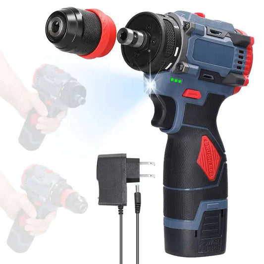 🔥Hot Sale🔥Electric Drill & Screwdriver with Removable Chuck