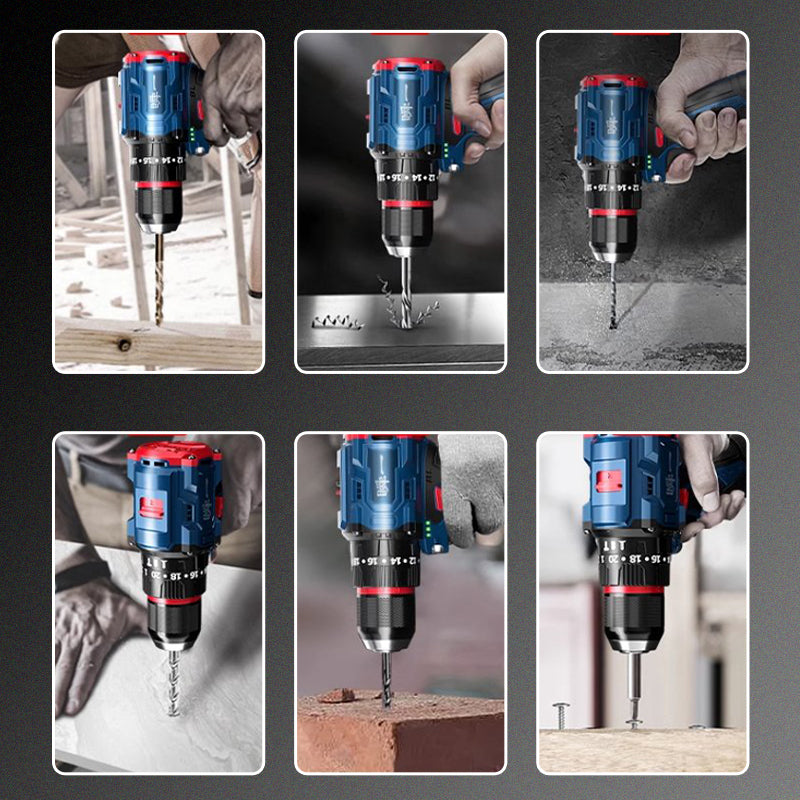 🔥Hot Sale🔥Electric Drill & Screwdriver with Removable Chuck