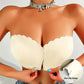 Seamless Front Closure Strapless Bandeau Bra – Comfort & Support All Day! 💖