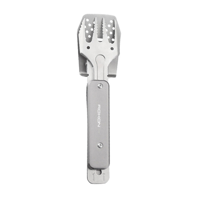 🔥Hot sale 🥓3-in-1 Camping BBQ Grill Utensils Home Fork Spatula Clip