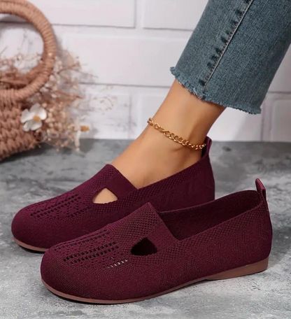 🔥Last Day 49% OFF🔥Women Walking Comfortable Breathable Knit Flats Shoes