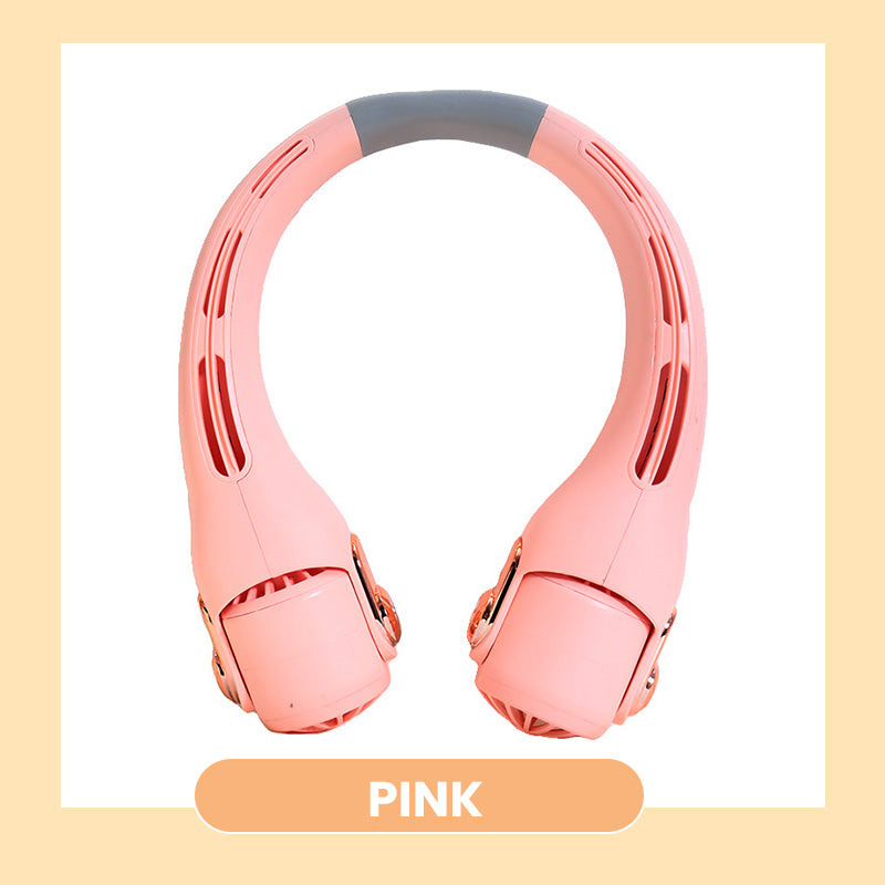 ❄️ Neck Air Conditioner Fan - Ultra-Quiet Personal Cooling for Summer