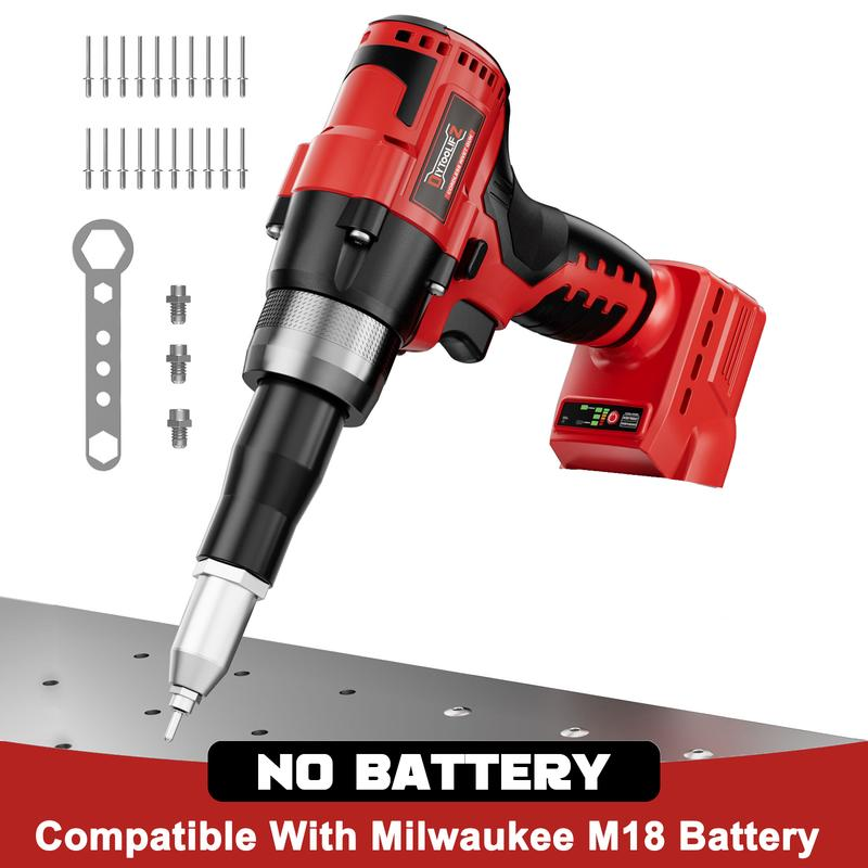 Portable Handheld 21V Brushless Rivet Machine with Aluminum Rivets & S ...